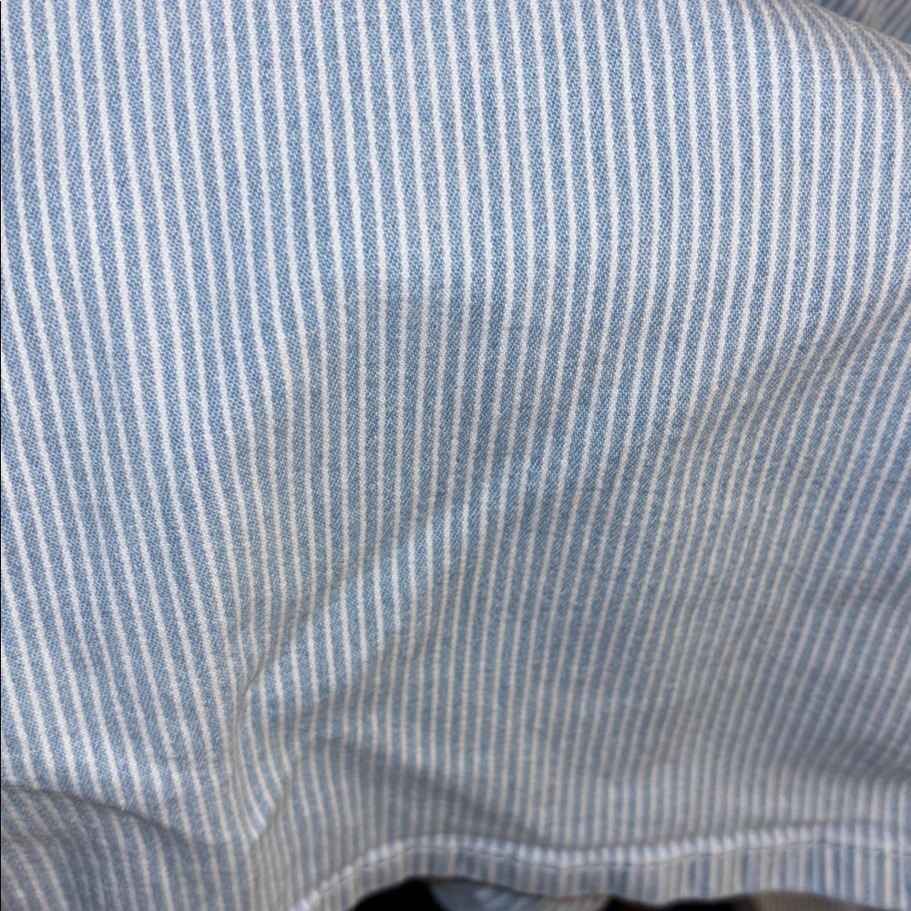 Universal Thread Light Blue and White Striped Pants - Picture 4 of 5